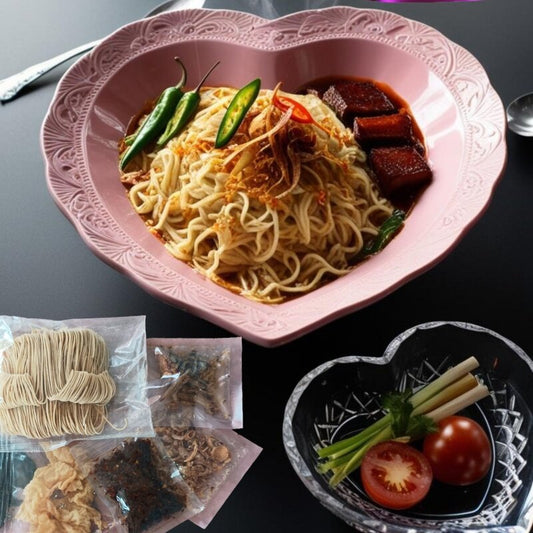 (Ready Stock) Instant Shrimp Chilli Pan Mee Thick Or Thin