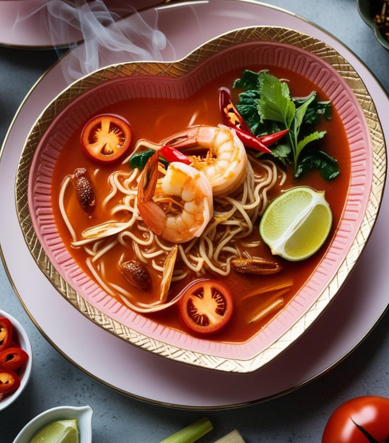 (Ready Stock) Instant Tomyam Pan Mee Soup Noodle Thick or Thin