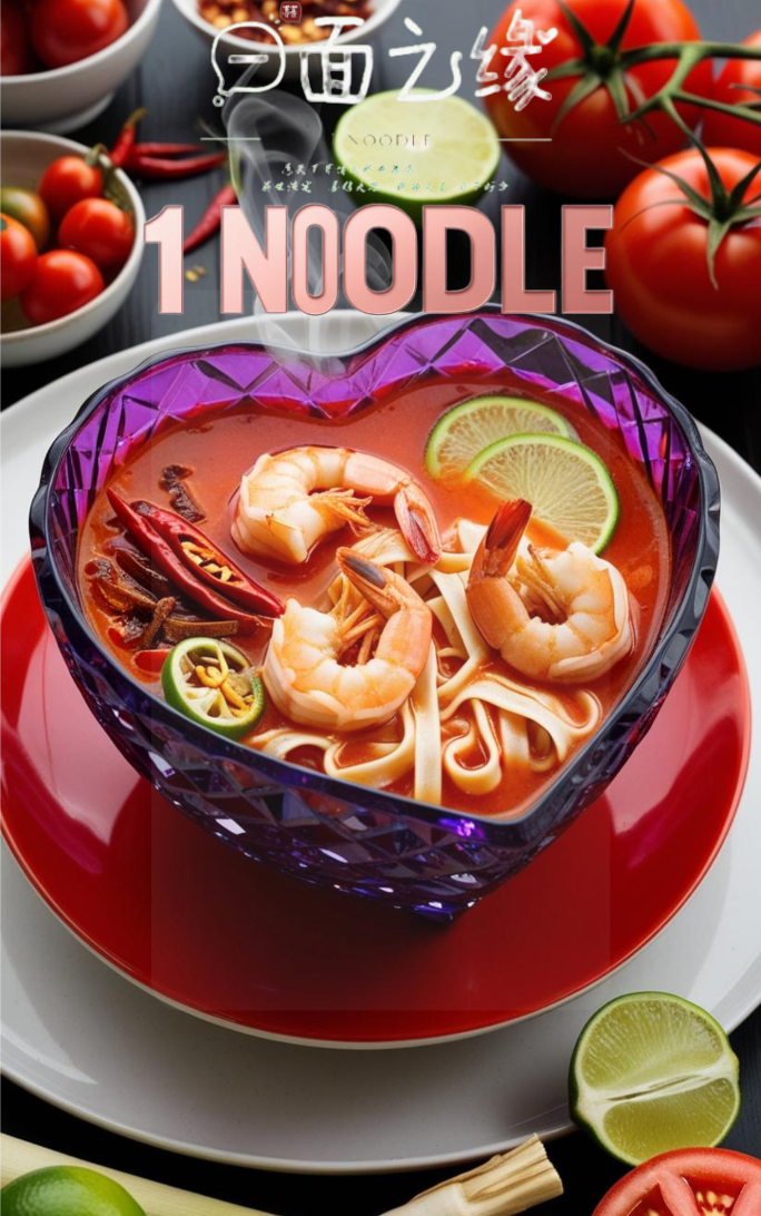 (Ready Stock) Instant Tomyam Pan Mee Soup Noodle Thick or Thin